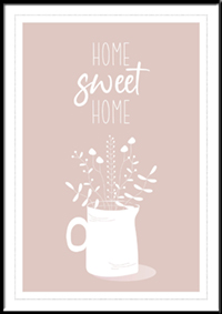 Plakat - Home Sweet Home