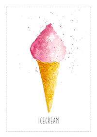 Plakat - Icecream