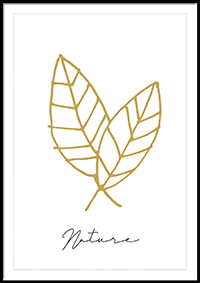 Plakat - Grafiske blade enkel