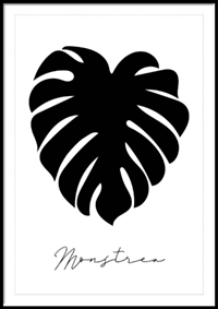 Plakat - Monstrea blad