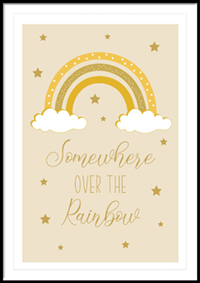 Plakat - Somewhere over the rainbow