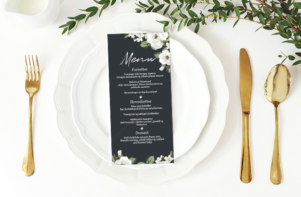 Vælg design på din menuløber