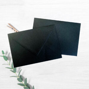 Sort konvolut (C6 162x229)