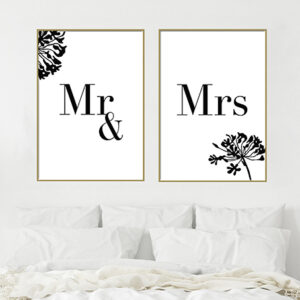 Mr. & Mrs plakater - Mr. & Mrs